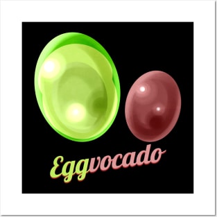 Eggs Painted As Avocado Eggvocado For Hunt on Eggs On Easter Posters and Art